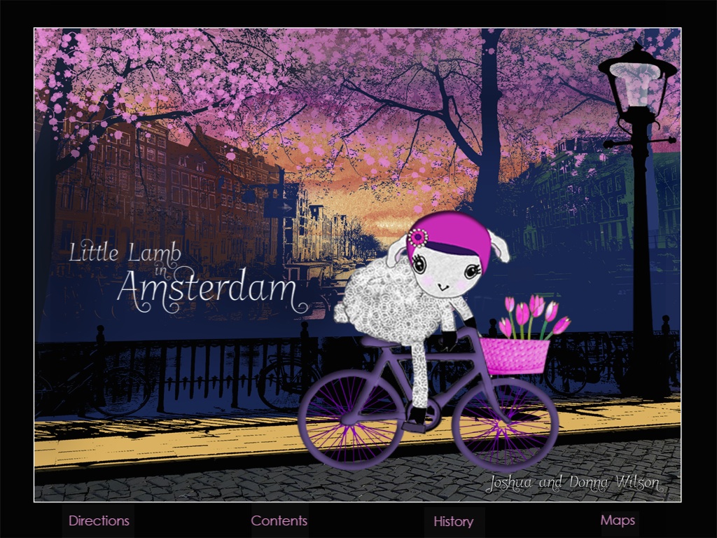 Little Lamb in Amsterdam: Take a ride through Holland with this lovely ebook and travel guide for kids