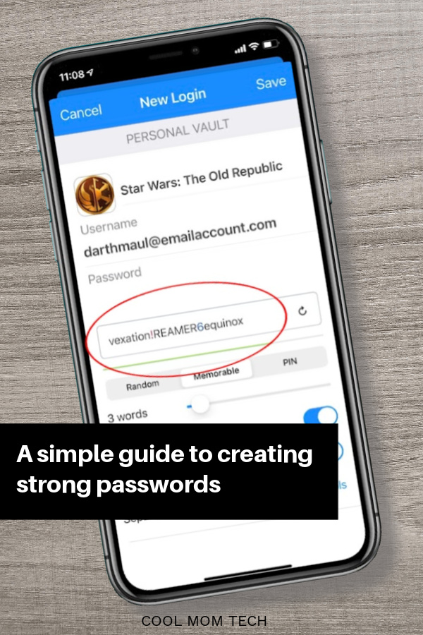 A simple guide to creating strong passwords | cool mom tech