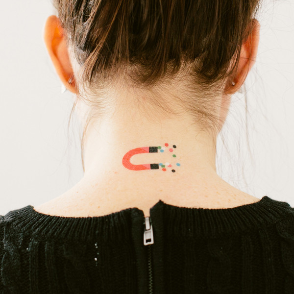 Tattly new Science Tattoos: Magnet design