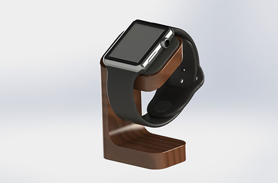 The first of the Apple Watch accessories is here, with the DODOcase Apple Watch charging stand.