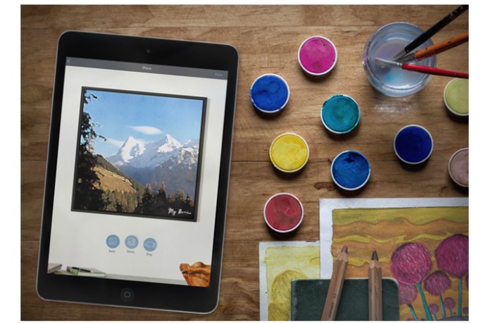 The Brushstroke app will have you looking for gallery space.