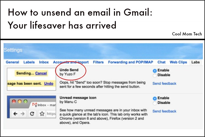 How to unsend an email: The lifesaving Undo Send feature in Gmail Labs