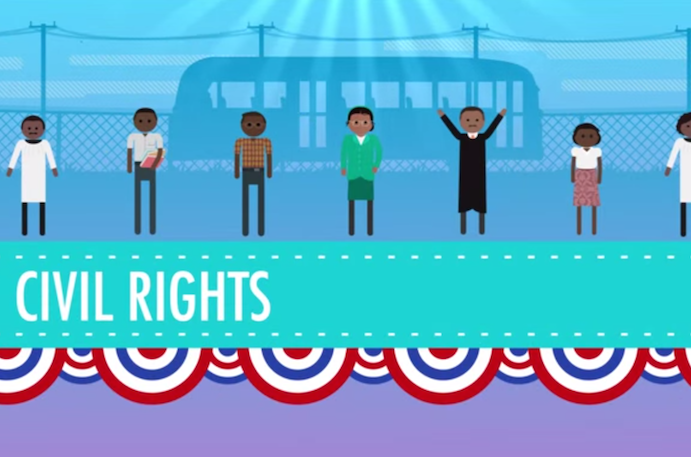 MLK Day resources for kids: Crash Course US History videos bring the civil rights movement to life
