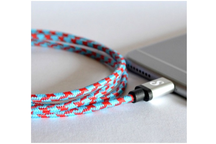 Colorful charging cables because OH NO, NOT BORING CABLES.