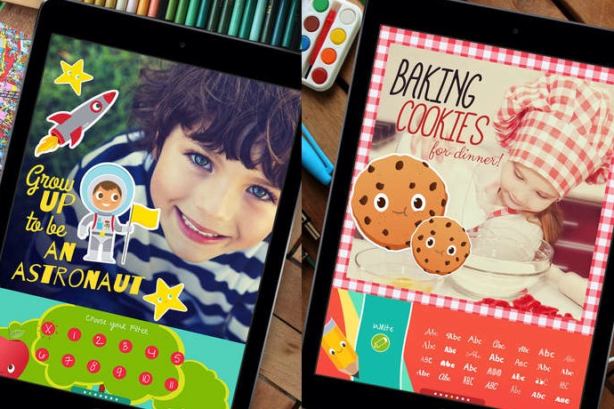 The Typic Kids app helps kids become awesome photo editors and designers! Look out, Instagram!