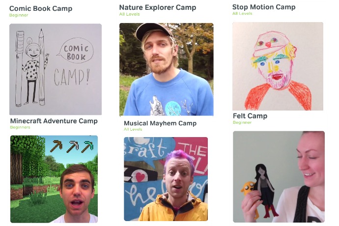 Turn screen time into learning time with fantastic online camps for kids at DIY.org