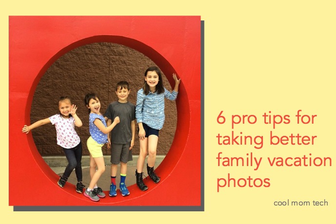 Tips from a pro for taking better family vacation photos. Good timing, right?