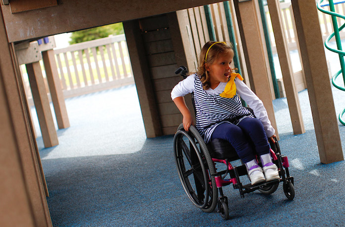 Accessible playgrounds for kids, on demand. Thanks, internet!