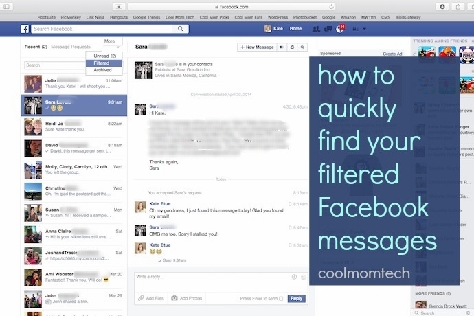 How to find your hidden Facebook messages. Because yep, you’ve got some.