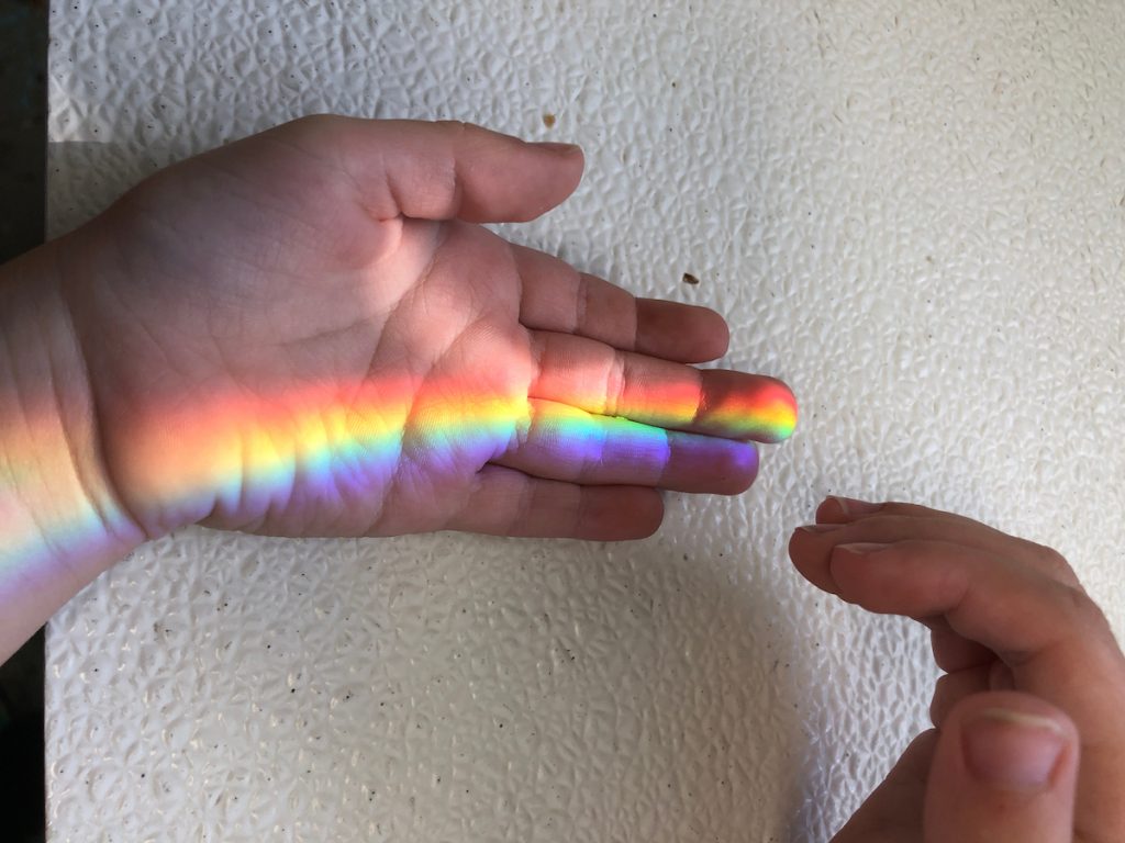 Light science activity ideas for kindergarteners: Setting up a prism station | Cool Mom Tech