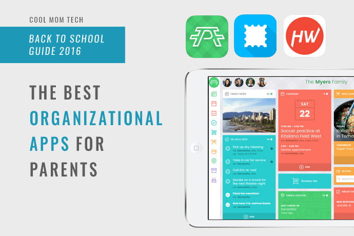 14 of the best organizational apps for parents to help keep you sane | Cool Mom Tech Back to School Tech Guide 2016