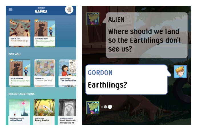 Amazon Rapids: A new chat-style app that might just get your kids reading more