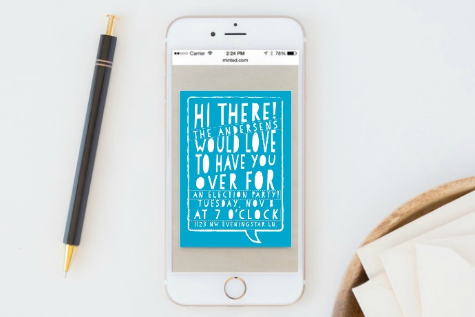 Web Coolness: Election Party invitations go digital, David Bowie emojis, and Napflix