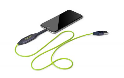 This charging device backs up your phone so you don’t have to remember to do it.