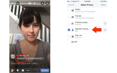 How to host a Facebook Live just for specific friends (and why you should).