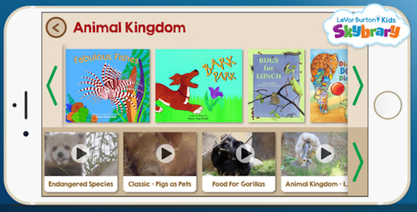 Best reading apps for kids: LeVar Burton Kids Skybrary