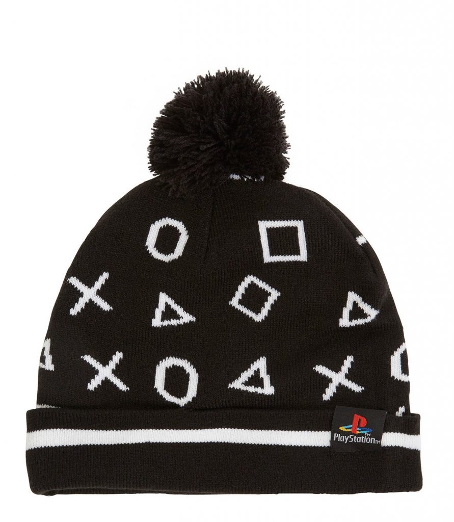 Playstation icon beanie: Cool gamer school supplies | coolmomtech.com