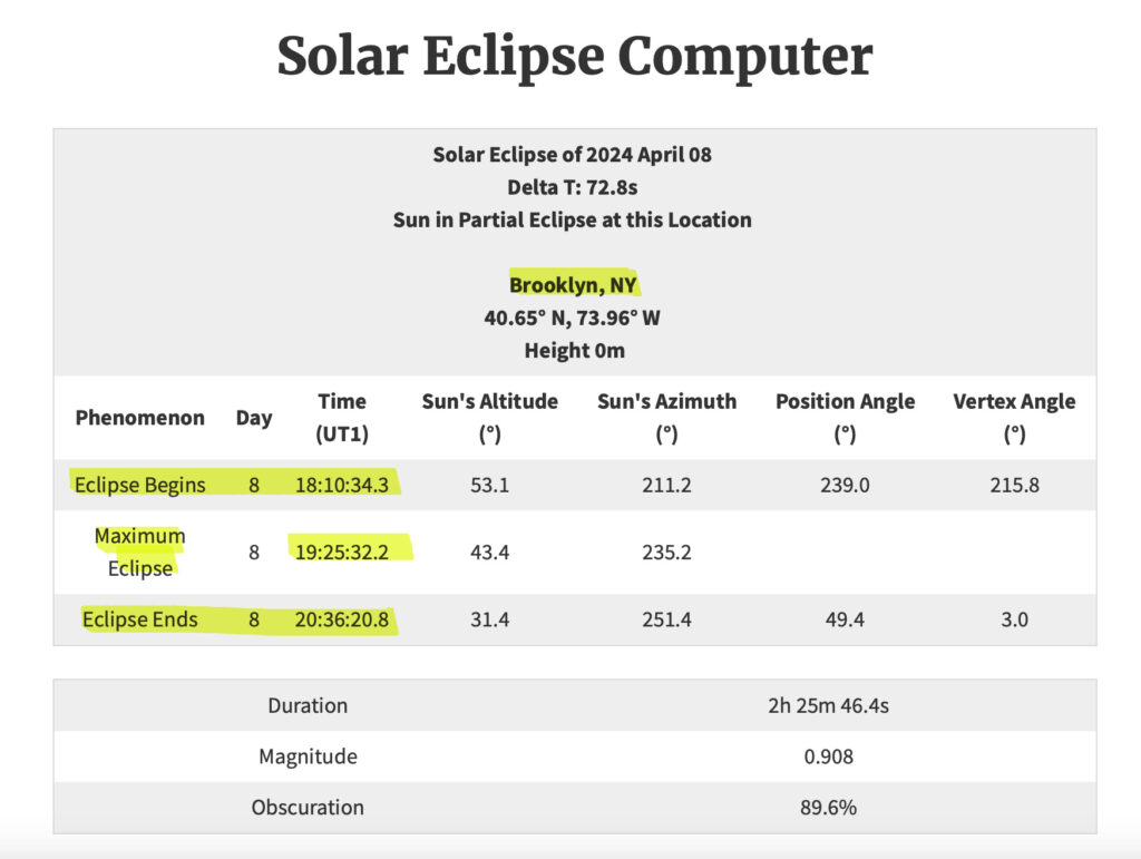 Solar Eclipse Calculator: Finding out when it will happen in your city