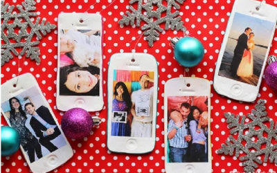 Fun iPhone ornaments get your photos off your phone, and onto your Christmas tree