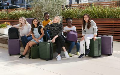 This new luggage collection helps an awesome cause – girls in tech!