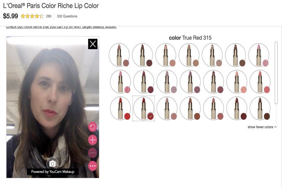 Target’s new AR Beauty Studio lets you try make-up on at home. But does it work?