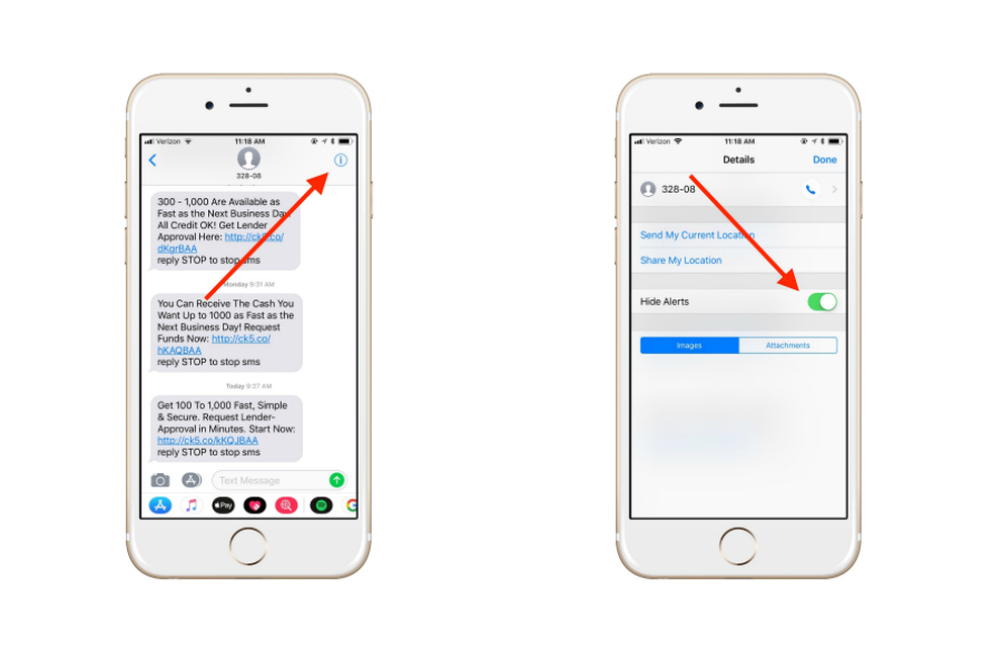 iPhone trick: How to mute text threads (but still get notifications for your other texts)