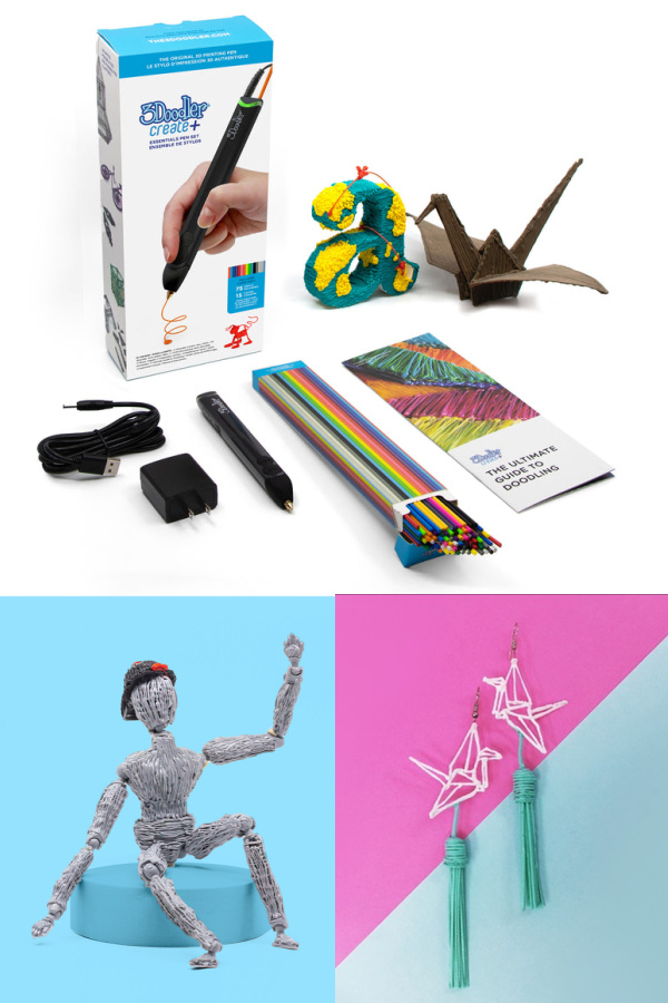 The 3Doodler Create+ 3D pen is an amazing gift for creative teens