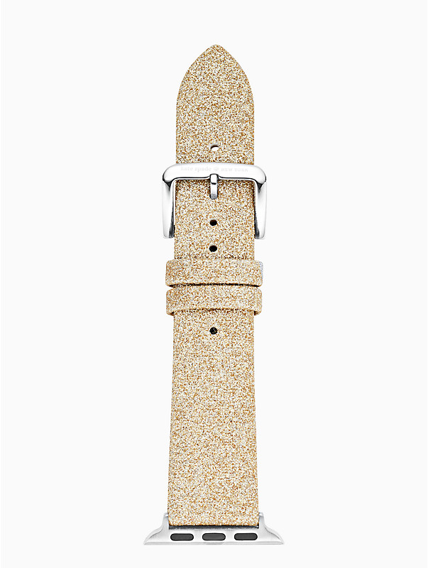 Stylish tech gifts for the trendsetter in your life: Gold Apple watch band 