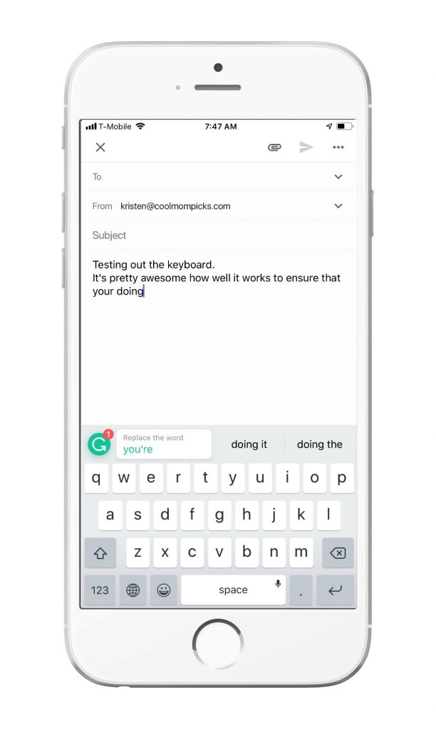 How to use the Grammerly Keyboard app | Cool Mom Tech