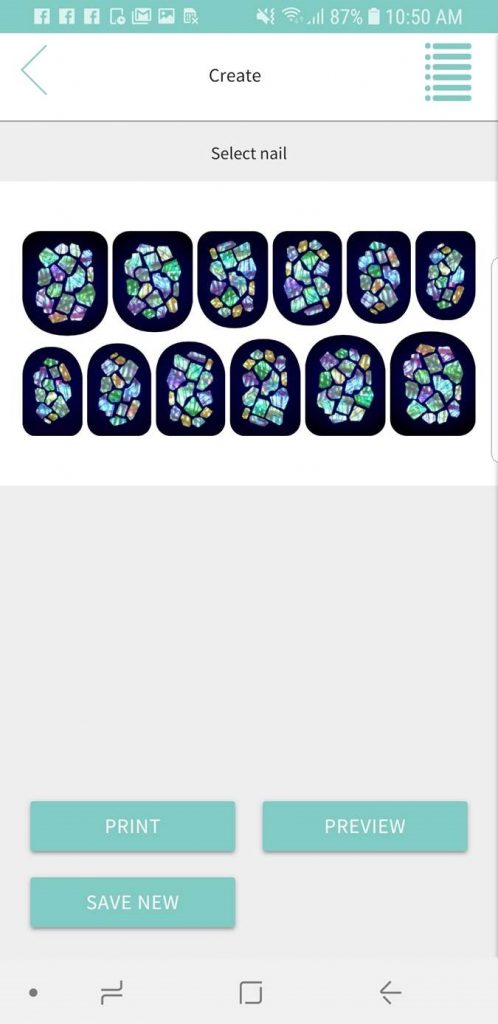 The Canon Nail Sticker Creator App: Make your own nail decals