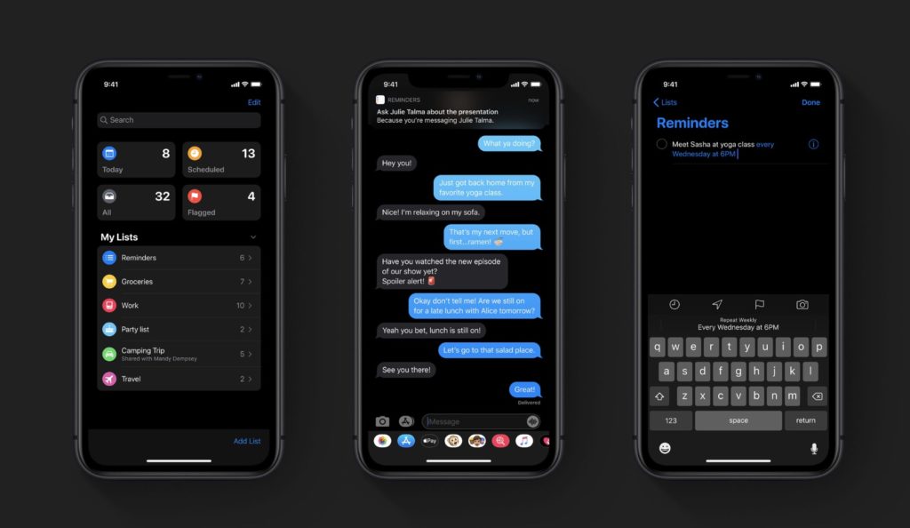 What's new with iOS13