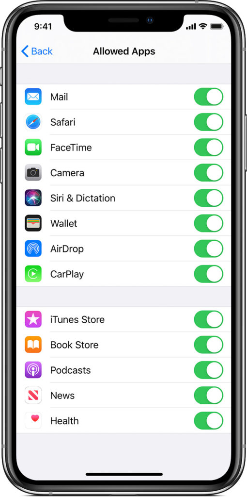 New screen time parental controls on Apple iOS 13.3 - how to set allowed apps