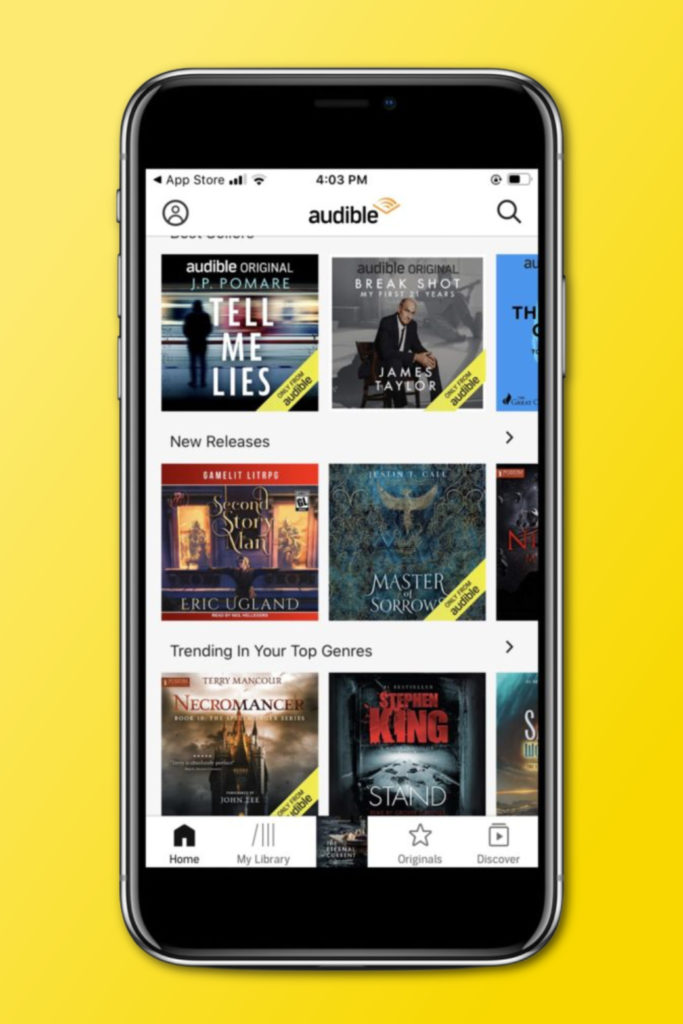 Comparing the top audiobook apps: Audible