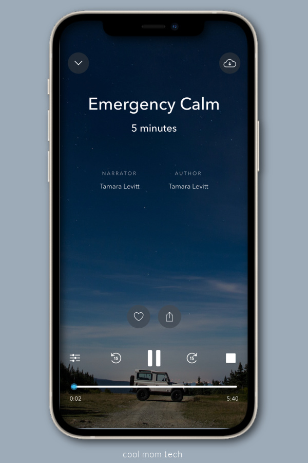 Meditation app subscription from Calm: Great gifts for college students