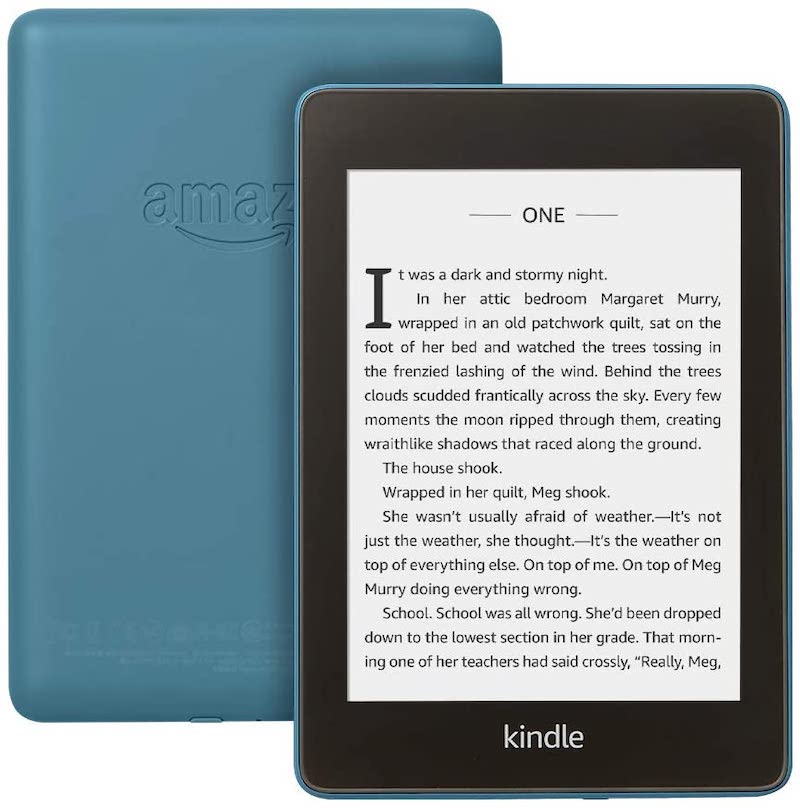Must-have gadgets for homeschool: A Kindle e-reader, so they can focus on reading
