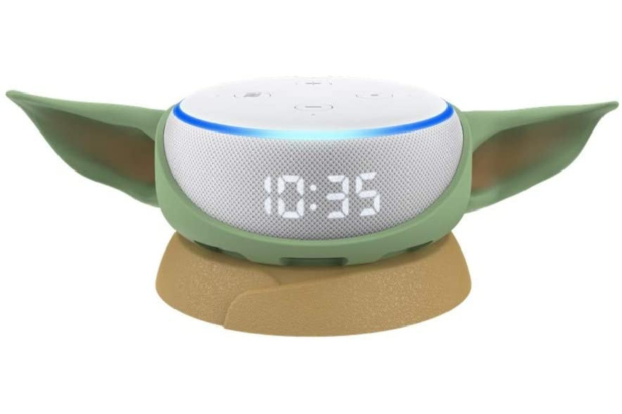 A baby Yoda stand for your Amazon Echo Dot? This is the way.