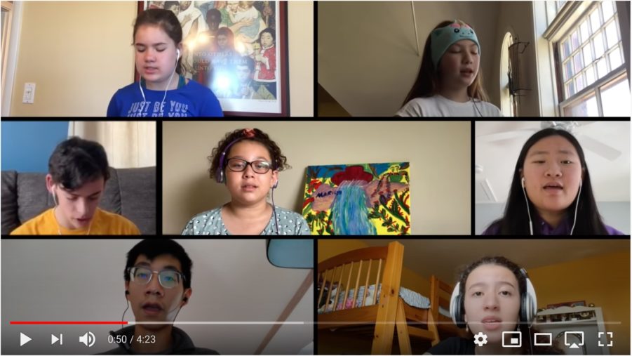 Creative ways teens can connect with friends virtually: Join a virtual performing arts group, like the Boston Children's Chous virtual choir