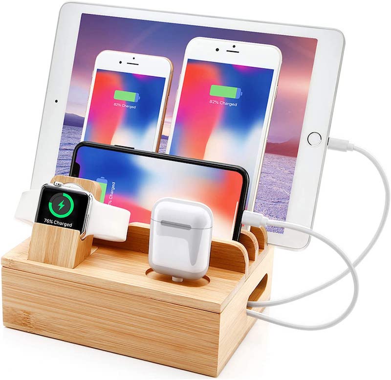 Tech tips for better sleep: Set up a family charging station in a central part of your home.