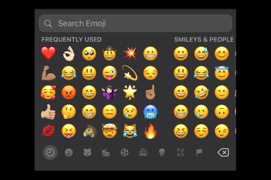 emoji keyboard ios 14