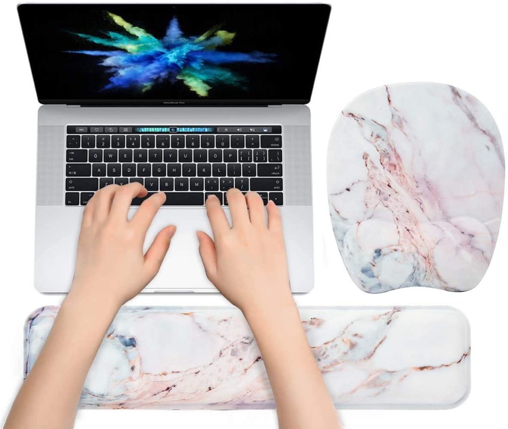 5 ergonomic laptop accessories you need for your work and study set-ups: WB wrist pad | Amazon