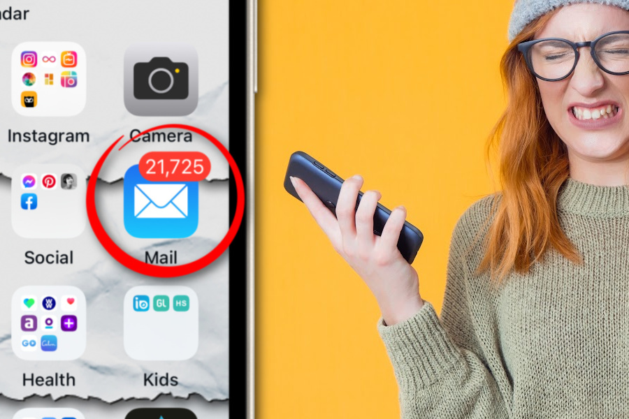 How to get rid of that unread email count badge on iPhone. Because we have enough stress these days!