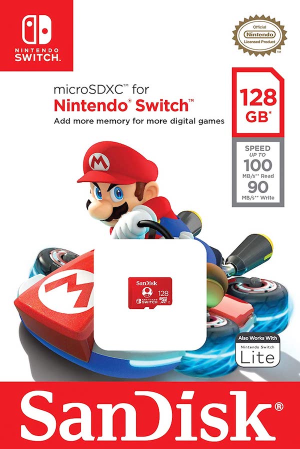 Give them more memory for their Nintedo Switch with this SD card in their stocking
