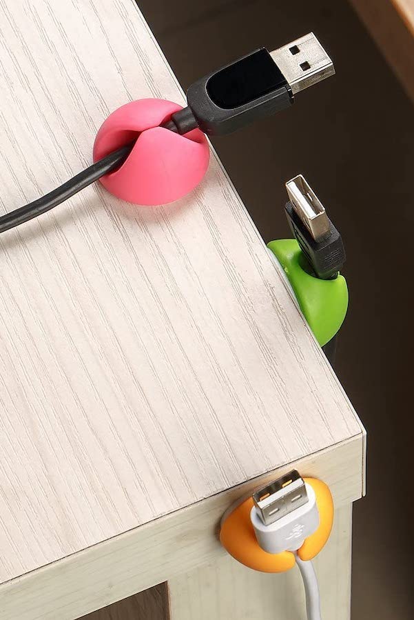 Never lose a cord again with Shintop cable clips--great tech stocking stuffer!