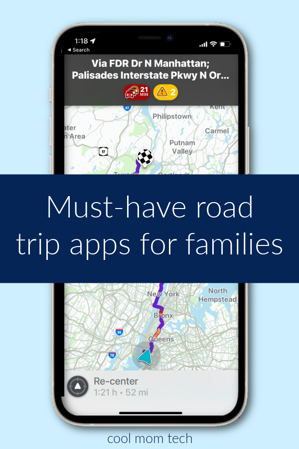 The best road trip apps for families to make the journey a little safer, a little more affordable, and a little more enjoyable | cool mom tech