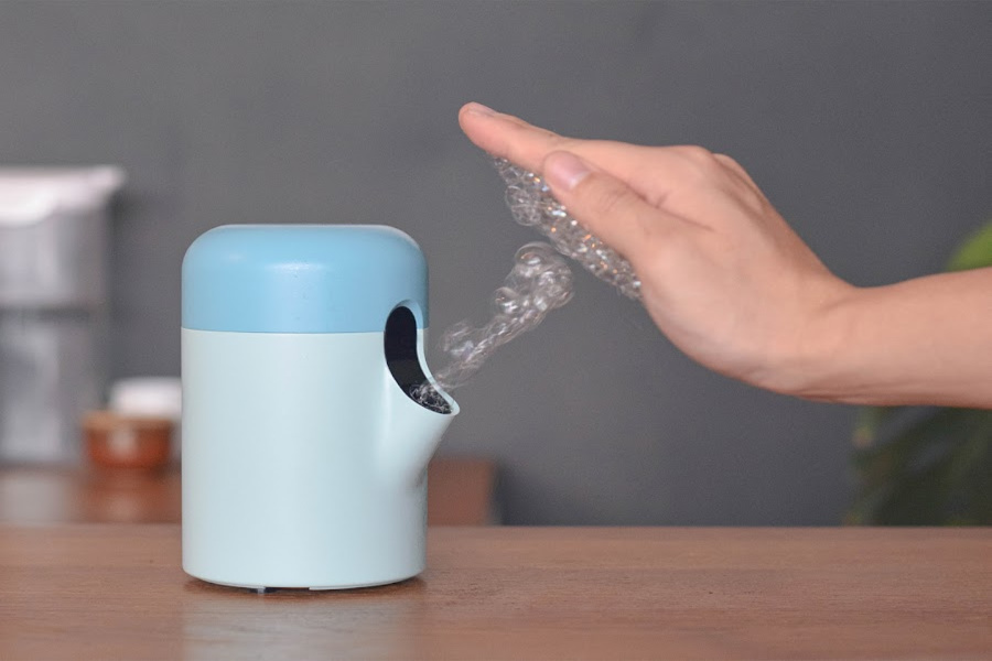 An inventive new soap dispenser that might just get our kids to wash their hands. Bring on the bubbles!