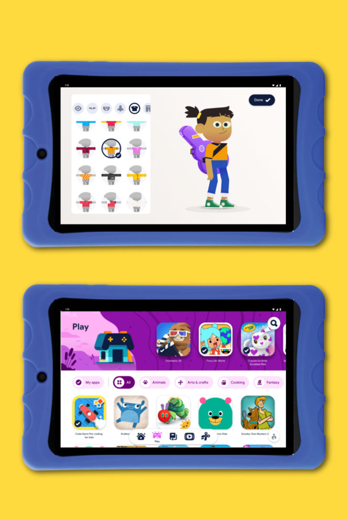 Hot holiday gifts: Google Kids Space on select Android Tablet use tabs like Play, Make and Read to help kids easily find what they're looking for (sponsor)