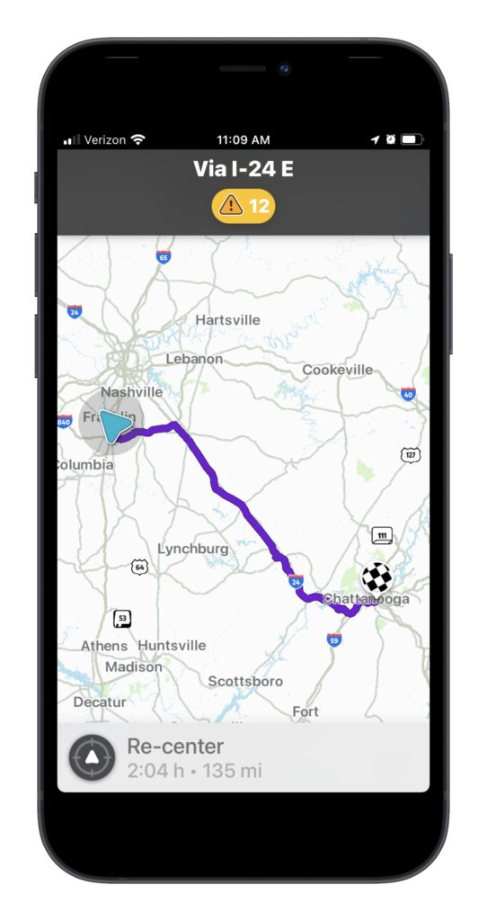 The best apps for road trips with kids: Waze app