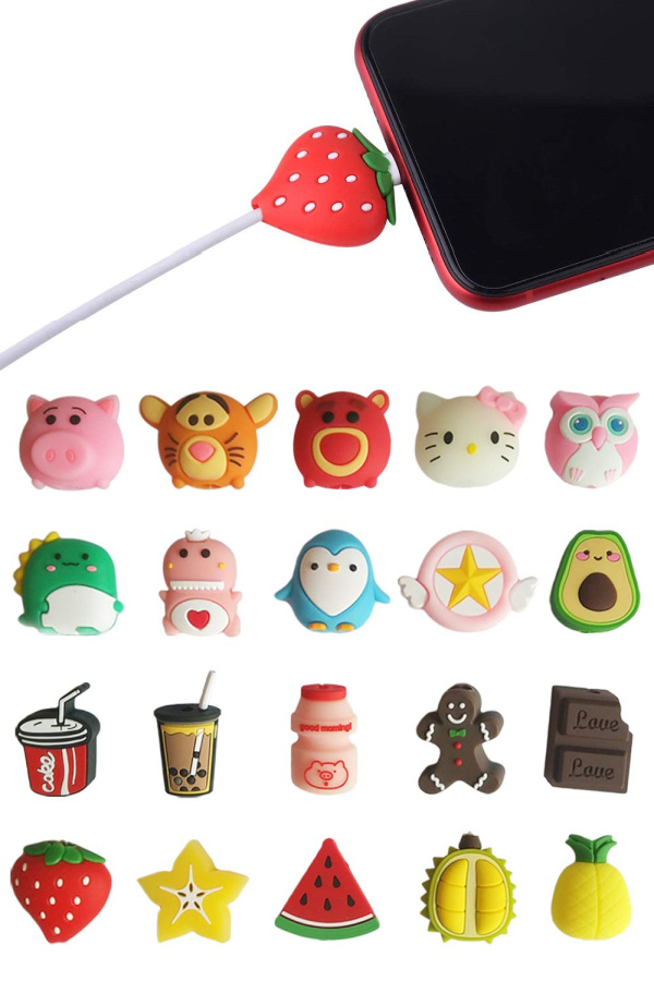 These cute kawaii cable protectors make great stocking stuffers!