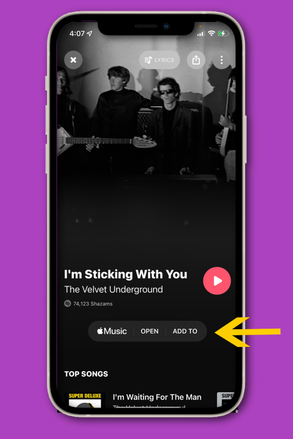 How to connect Shazam to Apple Music library