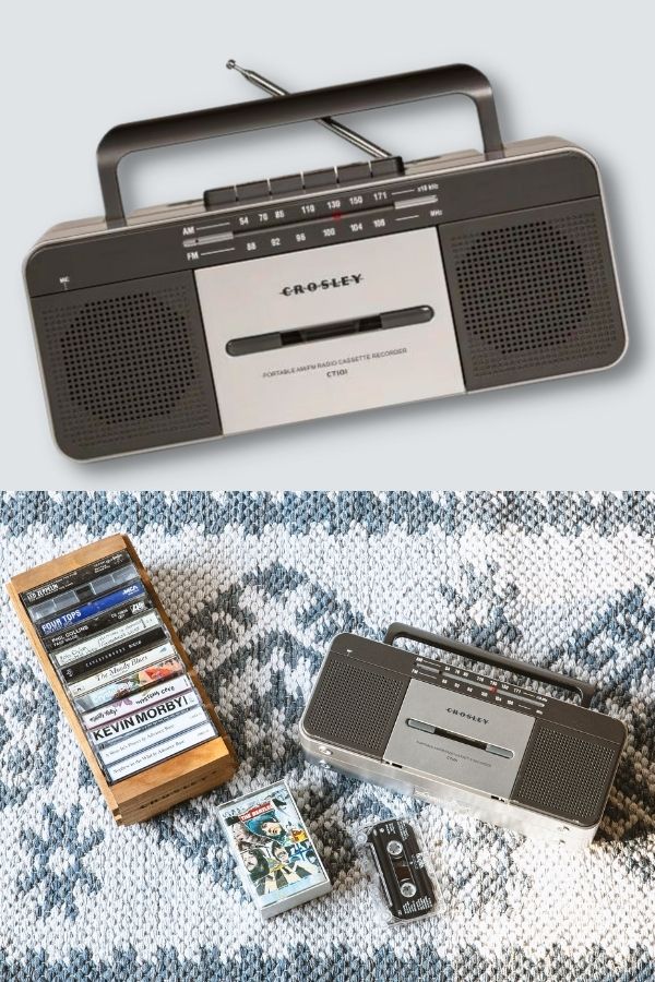 Dig out those old mix tapes and give dad this cool Bluetooth cassette player for Father's Day